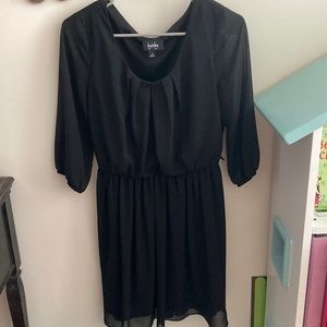 Black medium dress